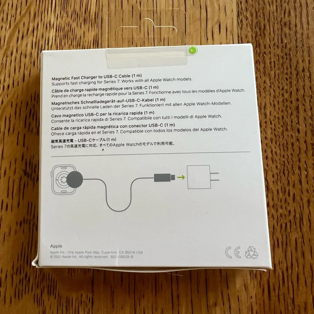 NIB Apple Watch Magnetic Fast Charger to USB-C Cable (1 m) - Model A2515